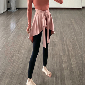 Φούστα βάσης γιόγκα για γυμναστική, ενιαίο κάλυμμα ισχίων, κάτω μέρος τύπου ποδιά, Καλοκαίρι 2024