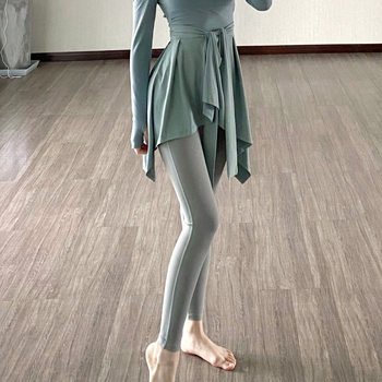 Φούστα βάσης γιόγκα για γυμναστική, ενιαίο κάλυμμα ισχίων, κάτω μέρος τύπου ποδιά, Καλοκαίρι 2024