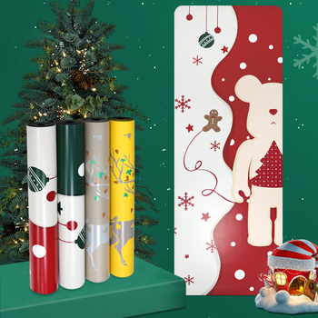 Joga kilimėlis PU+guma, 5 mm, 2900 g, animacijos spaudas, pritaikymas prieinama