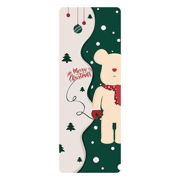 Joga kilimėlis PU+guma, 5 mm, 2900 g, animacijos spaudas, pritaikymas prieinama