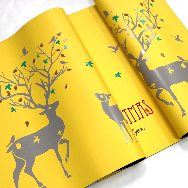 Joga kilimėlis PU+guma, 5 mm, 2900 g, animacijos spaudas, pritaikymas prieinama