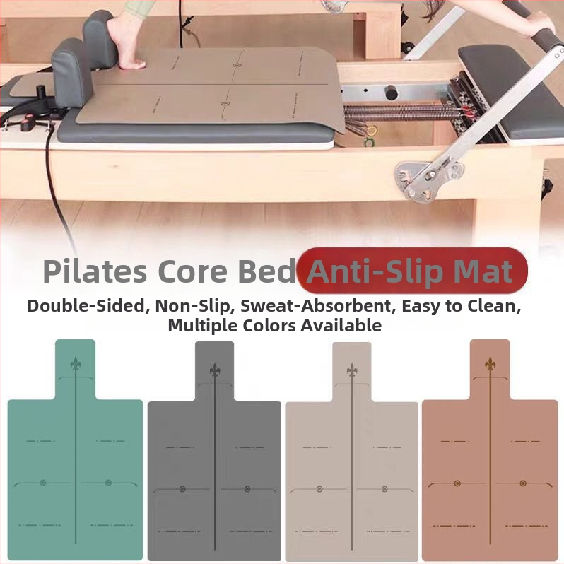 Pilates mates dvielis — neslīdošs, ūdeni uzsūcošs, sviedru uzsūcošs, putekļu izturīgs, mājas lietošanai un jogas studijai