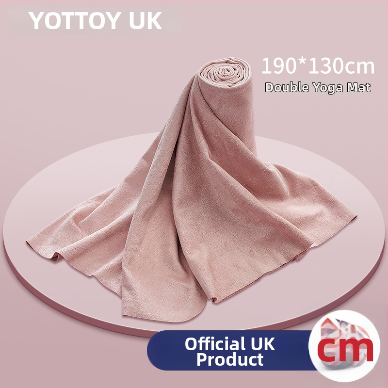 Jogas paklāja dvielis - neslīdošs, sviedru uzsūcošs, netīrumiem izturīgs, pārnēsājams