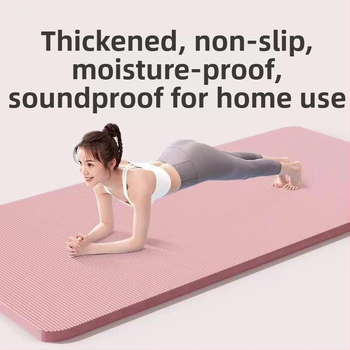 Gumos jogos kilimėlis, neslidus, smūgiams sugeriantis, garsą izoliuojantis vidaus treniruotėms, 8 mm storis