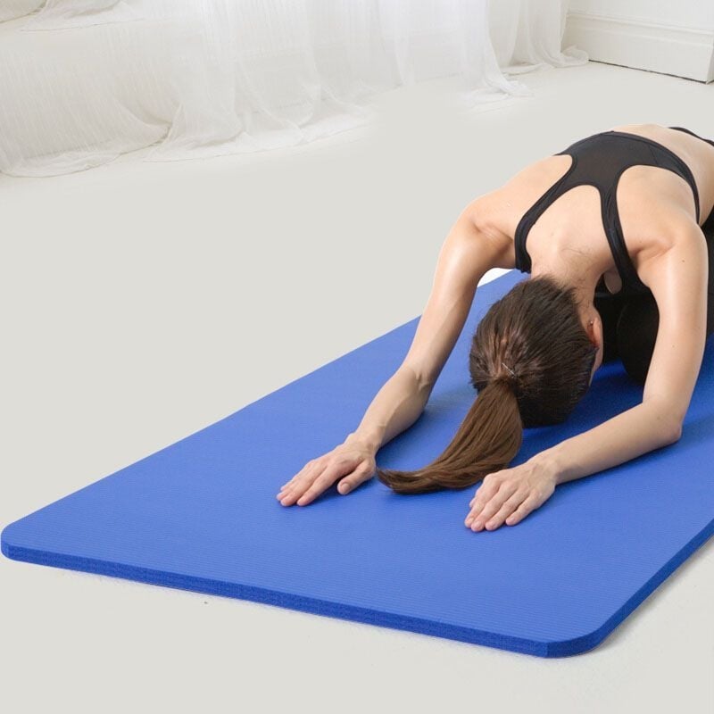 Gumos jogos kilimėlis, neslidus, smūgiams sugeriantis, garsą izoliuojantis vidaus treniruotėms, 8 mm storis