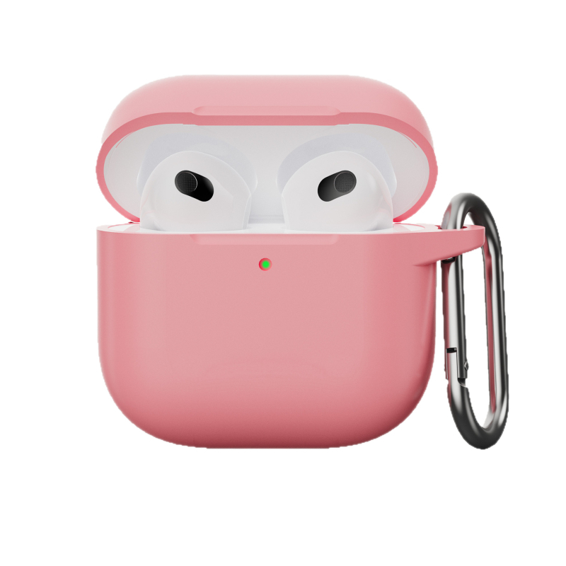 Carcasă din silicon pentru AirPods 4 (design îngroșat 2.0, textură emboss, compatibil universal)