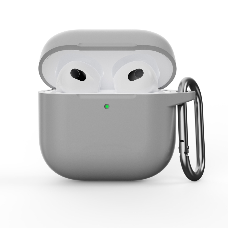 Carcasă din silicon pentru AirPods 4 (design îngroșat 2.0, textură emboss, compatibil universal)