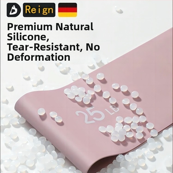 Silikonska traka za trening bokova s joga elastičnim kruhom – Materijal: Silikon; Marka: Other