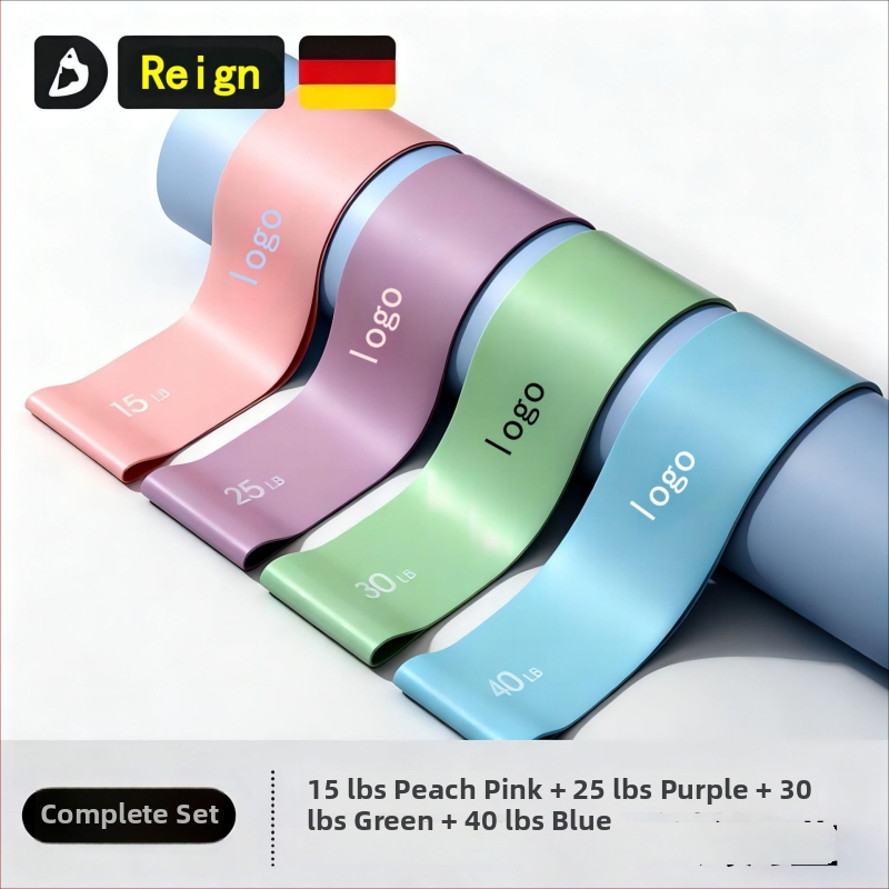 Silikonska traka za trening bokova s joga elastičnim kruhom – Materijal: Silikon; Marka: Other