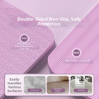 Chi weng jogos kilimėlis, TPE, 8 mm, geometrinis raštas, neslidus