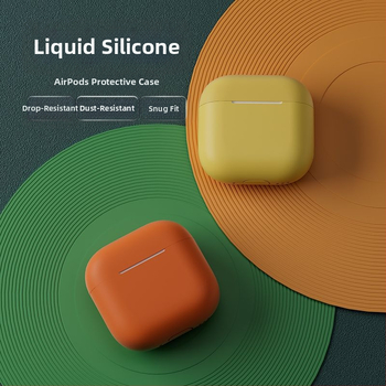 Silikona aizsargkārta AirPods Pro 2, AirPods 1–2 Gen un AirPods 3–4 Gen ar gravētu dizainu