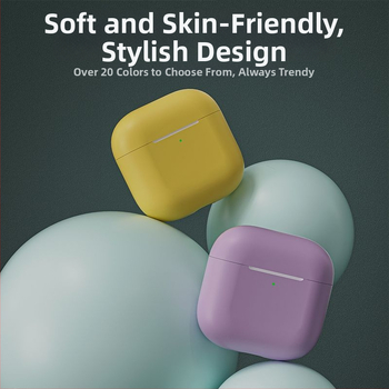 Silikona aizsargkārta AirPods Pro 2, AirPods 1–2 Gen un AirPods 3–4 Gen ar gravētu dizainu