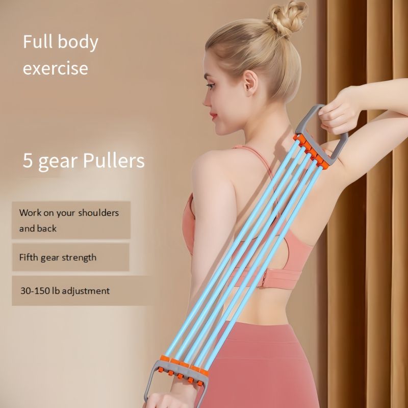 Nyolcas alakú ellenállás szalag a mellizomok edzésére, a karok erejének növelésére, magas intenzitású elasztikus szalag a váll és a hát nyújtásához, jóga fitness kötél