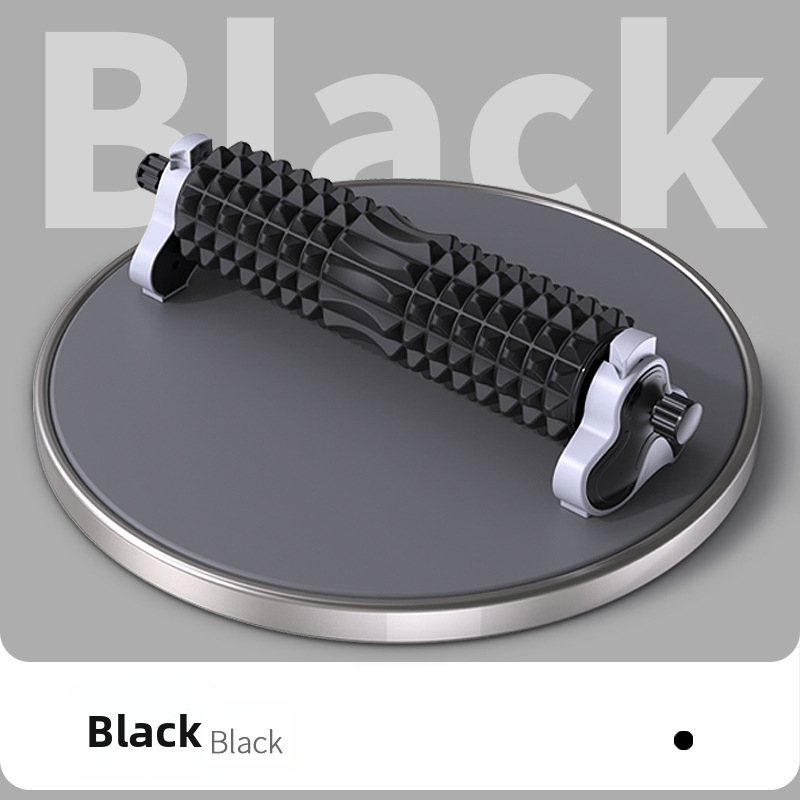 Joga puturols ar cieto kodolu un raupju masāžas tekstūru — Materiāls: EVA, PP, tērauda caurule • Zīmols Jingyuan • Modelis: Trīs pakāpju regulējamais turētājs