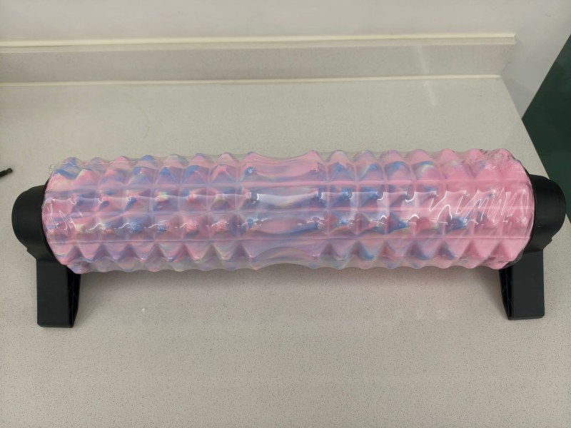 Putu masāžas rullis iekštelpu jogai ar piesūcekņa turētāju – muguras un augšstilbu masāža, EVA+PP, iesācējiem