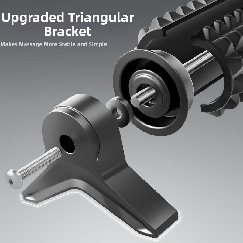 Putu masāžas rullis iekštelpu jogai ar piesūcekņa turētāju – muguras un augšstilbu masāža, EVA+PP, iesācējiem