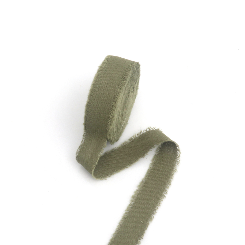 Pamut-len szalag, érdes széle, ajándékcsomagoláshoz és díszítéshez – Wending