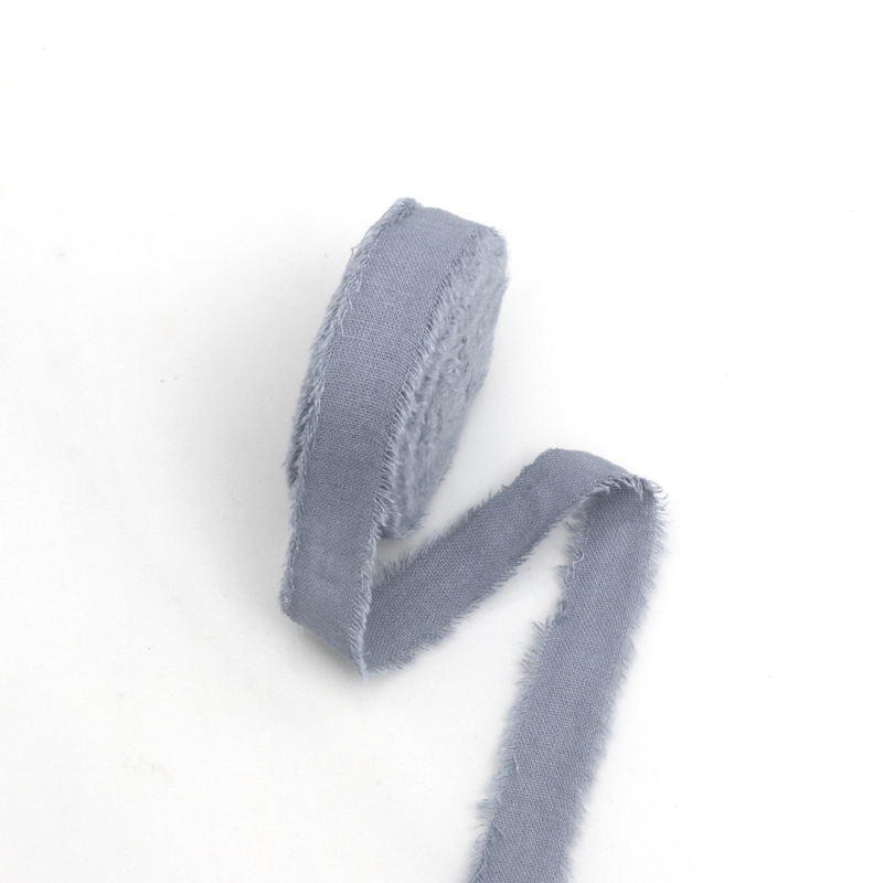 Pamut-len szalag, érdes széle, ajándékcsomagoláshoz és díszítéshez – Wending