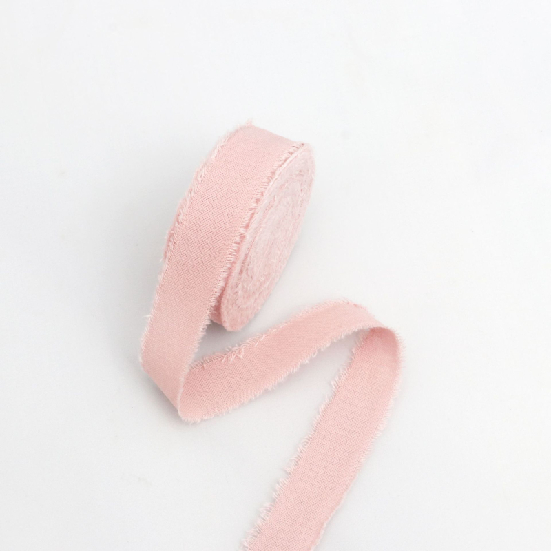 Pamut-len szalag, érdes széle, ajándékcsomagoláshoz és díszítéshez – Wending