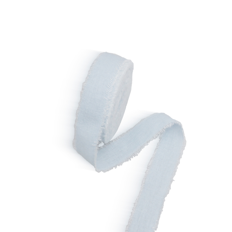 Pamut-len szalag, érdes széle, ajándékcsomagoláshoz és díszítéshez – Wending