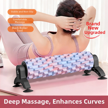 Changfeng Ciets putu rullis ar stiprinājumu un vakuuma kausu, jogai, muskuļu atslābināšanai un profesionālai masāžai