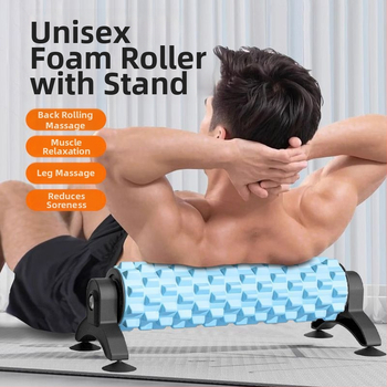 Changfeng Ciets putu rullis ar stiprinājumu un vakuuma kausu, jogai, muskuļu atslābināšanai un profesionālai masāžai