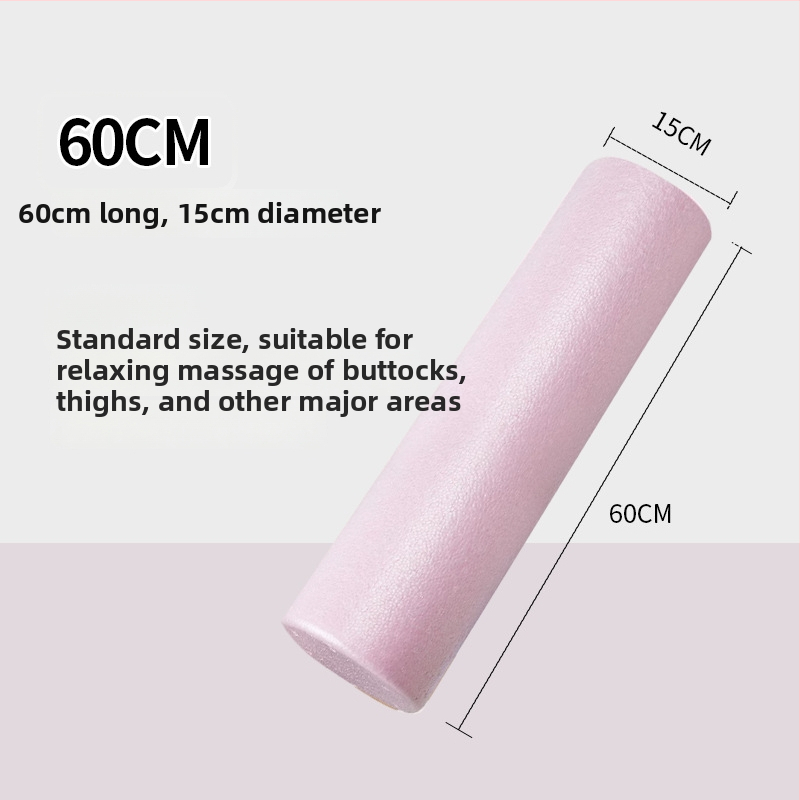 Cieta putas joga rulīte – muguras izstiepšanai un muskuļu atslābināšanai, gluda putu virsma