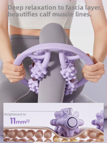 Kāju masāžas ierīce ar gredzenveida spriegojumu un putu rulonu – putu rulļa masāža (Materiāls: PP; Zīmols: Other; Forma: gredzenveidīga; Lietošana: kāju masāža; Mērķa zona: augšstilbi un apakšstilbi)