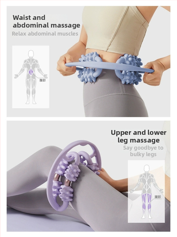 Kāju masāžas ierīce ar gredzenveida spriegojumu un putu rulonu – putu rulļa masāža (Materiāls: PP; Zīmols: Other; Forma: gredzenveidīga; Lietošana: kāju masāža; Mērķa zona: augšstilbi un apakšstilbi)