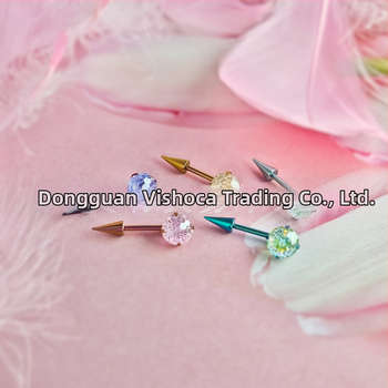 Geometriskas formas auskari, materiāls: F136 titāna sakausējums, dimantu apdare, auss adata no titāna sakausējuma, stils: svaigs un salds