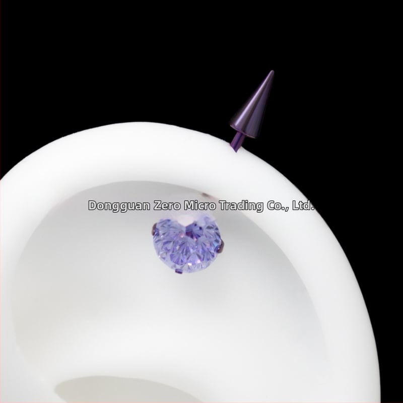 Geometriskas formas auskari, materiāls: F136 titāna sakausējums, dimantu apdare, auss adata no titāna sakausējuma, stils: svaigs un salds