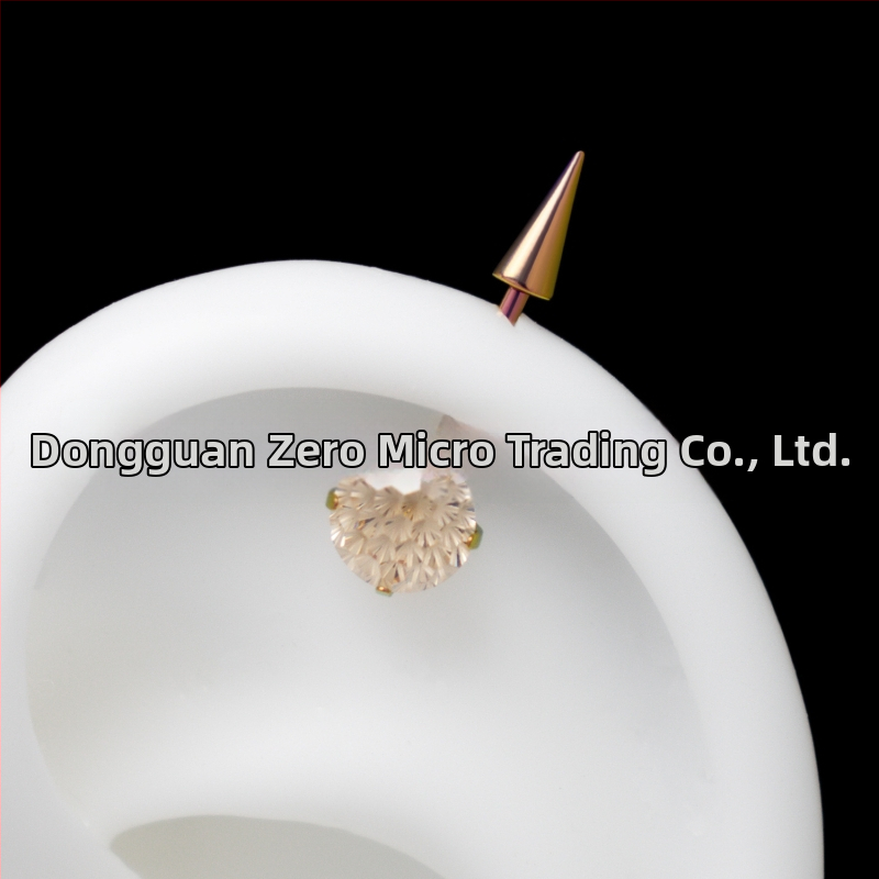 Geometriskas formas auskari, materiāls: F136 titāna sakausējums, dimantu apdare, auss adata no titāna sakausējuma, stils: svaigs un salds