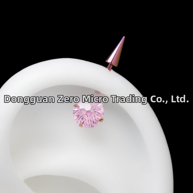 Geometriskas formas auskari, materiāls: F136 titāna sakausējums, dimantu apdare, auss adata no titāna sakausējuma, stils: svaigs un salds