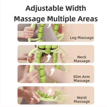 12 riteņu putu masāžas veltņis muskuļiem un jogai – materiāls TPE