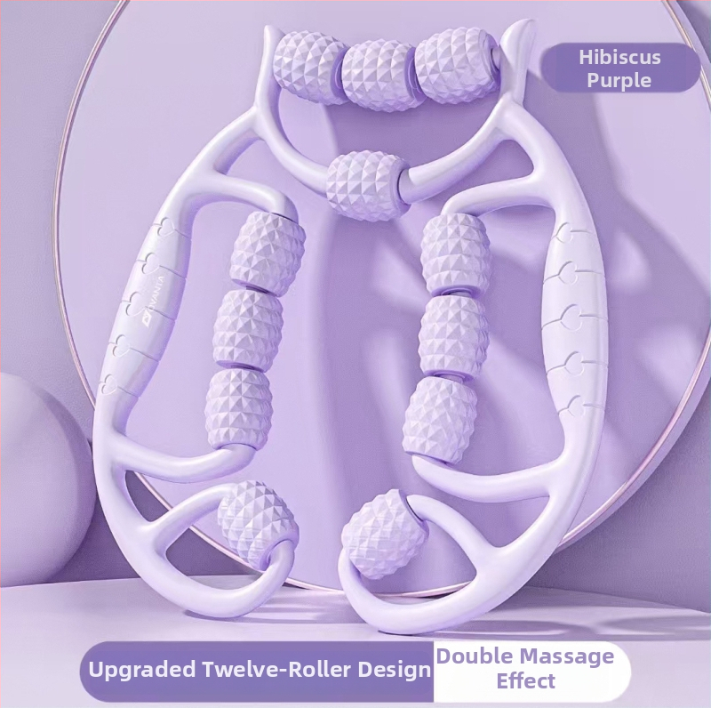 12 riteņu putu masāžas veltņis muskuļiem un jogai – materiāls TPE