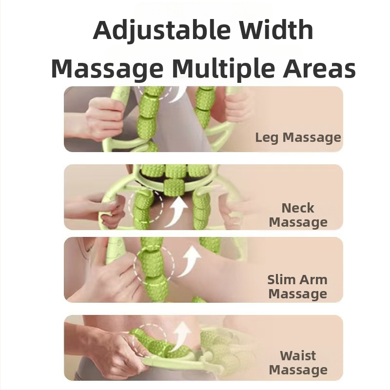 12 riteņu putu masāžas veltņis muskuļiem un jogai – materiāls TPE