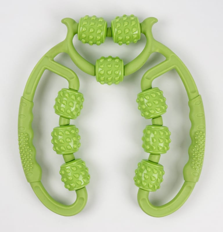 Kilenc görgős lábmasszírozó — multifunkcionális jóga eszköz a lábformázáshoz és masszázshoz