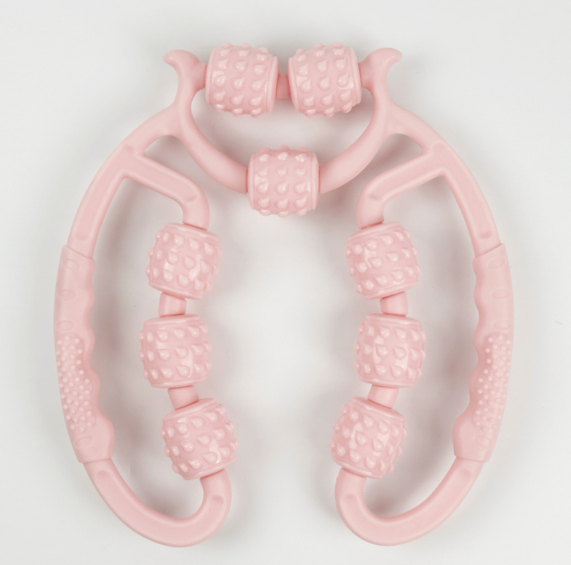 Kilenc görgős lábmasszírozó — multifunkcionális jóga eszköz a lábformázáshoz és masszázshoz