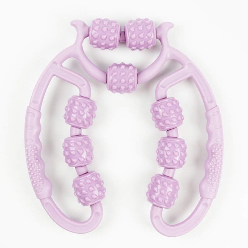 Kilenc görgős lábmasszírozó — multifunkcionális jóga eszköz a lábformázáshoz és masszázshoz