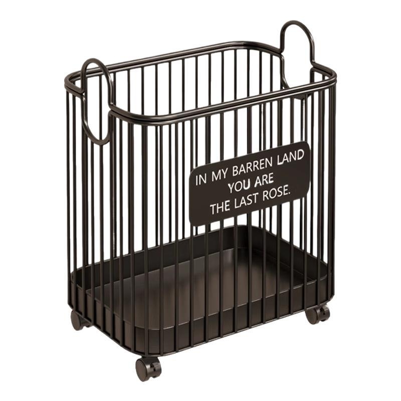 CHUOU съхранителна кошница, изработена от желязо-арт, модерен минималистичен стил, модел 2183283756273074944, подходяща за завивки, CD-та, чанти, книги и списания, кабели за слушалки и дрехи