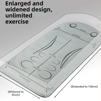 Abdominālā riteņa mats – iekštelpu lietošanai, šoka absorbcija, kluss, anti-slip, palielināts un plats dizains, putas materiāls