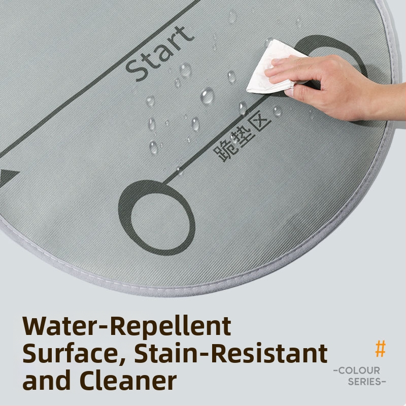 Abdominālā riteņa mats – iekštelpu lietošanai, šoka absorbcija, kluss, anti-slip, palielināts un plats dizains, putas materiāls