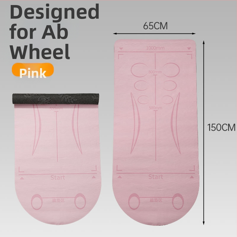 Abdominālā riteņa mats – iekštelpu lietošanai, šoka absorbcija, kluss, anti-slip, palielināts un plats dizains, putas materiāls
