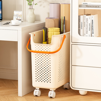 Καλάθι αποθήκευσης για στρώματα γιόγκα, εξοπλισμό γυμναστικής και μπαλάκια μπάντμιντον, λεπτός σχεδιασμός, υλικό PP, μοντέλο 5128, μοντέρνο μινιμαλιστικό στυλ