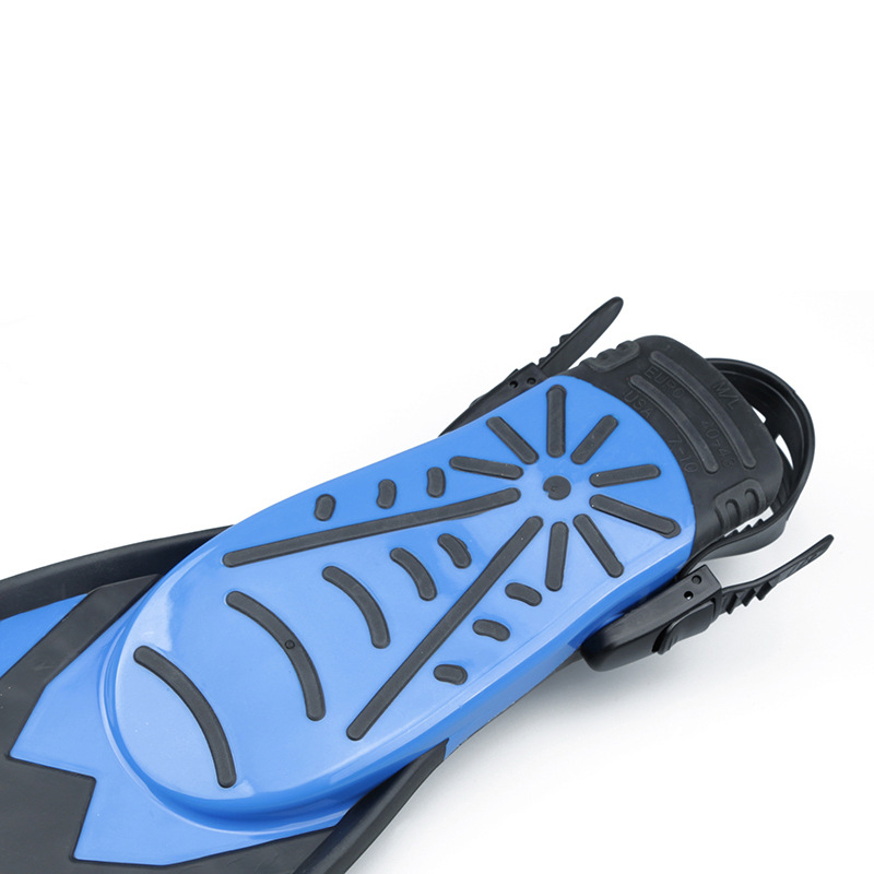 ALOMA Fins de snorkeling cu toc deschis, reglabile, lungime medie, TPR+PP, pentru adulți și tineri, procesare personalizabilă