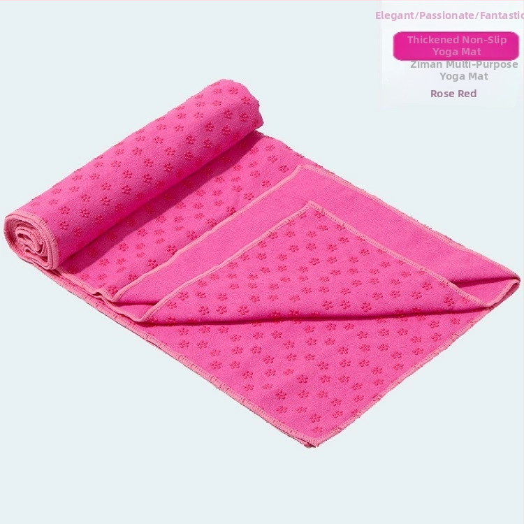 Joga dvielis – pretslīdošs, ar drukātu dizainu, sviedru uzsūcošs, vidēja biezuma, svars 1.0 kg, piemērots fitnesam