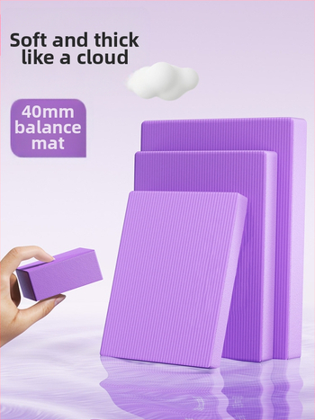 Kelio pagalvėlė pilvo ratui - NBR, 4 cm storis, vienos spalvos jogos kilimėlis centrinio treniravimo tikslams