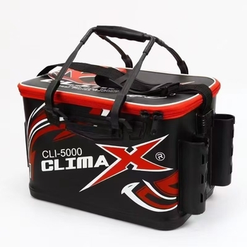 Žvejybos masalų kibiras EVA, atsparus vandeniui, laikikliai meškerėlei, linijai ir ritėi (Medžiaga: EVA; Vandeniui atsparus: Taip; Laikikliai: meškerėlei, linijai, ritėi)