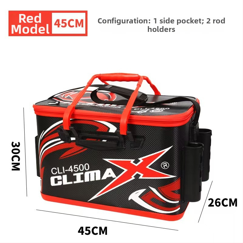 Žvejybos masalų kibiras EVA, atsparus vandeniui, laikikliai meškerėlei, linijai ir ritėi (Medžiaga: EVA; Vandeniui atsparus: Taip; Laikikliai: meškerėlei, linijai, ritėi)