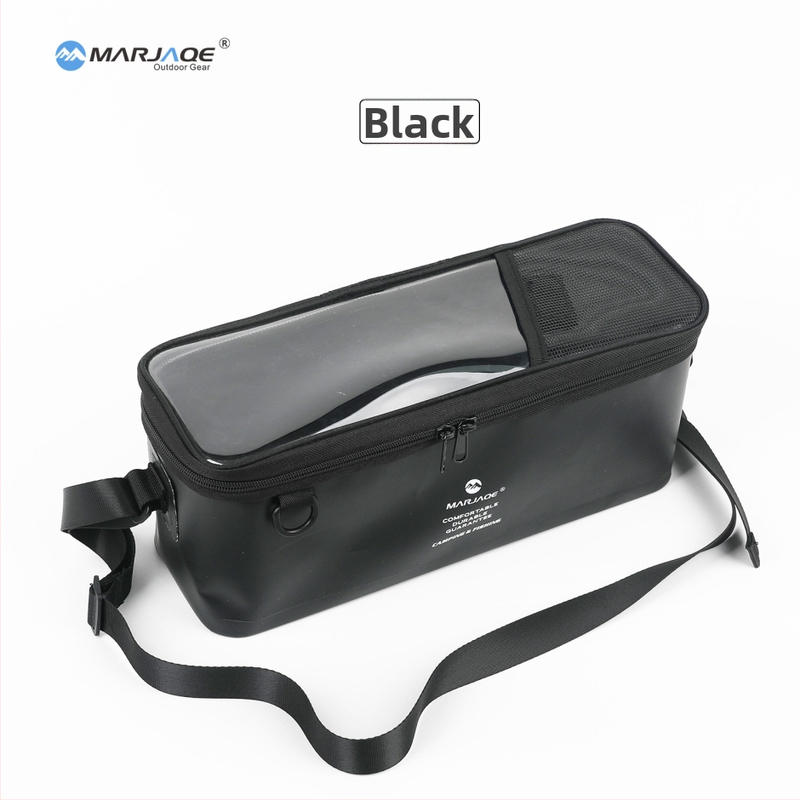 Marjaqe Žvejybos įrangos laikymo krepšys – PVC medžiaga, vieno peties diržas, atsparus vandeniui, tvirtas plieno žiedas